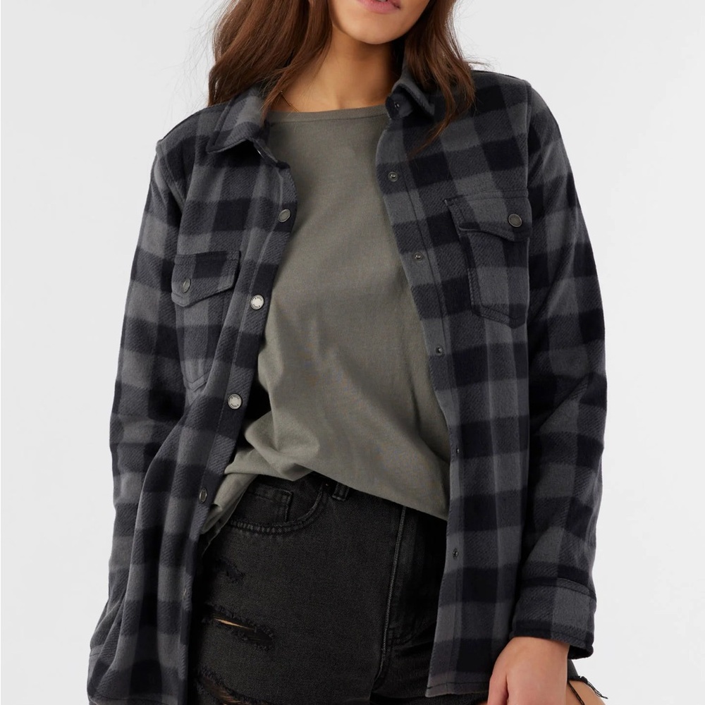 NWT O'Neill Black and Gray Superfleece